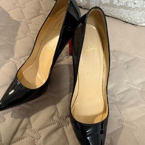Christian Louboutin Glossy Black Heels
